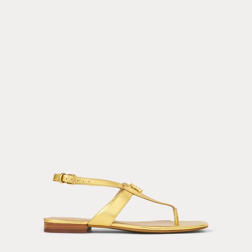 Everley Metallic Nappa Leather Sandal - Lauren - Modalova