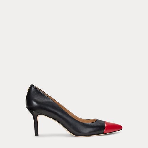 Lanette Two-Tone Nappa Leather Pump - Lauren - Modalova