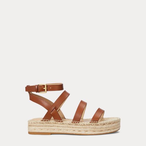 Polly Leather Gladiator Espadrille - Lauren - Modalova