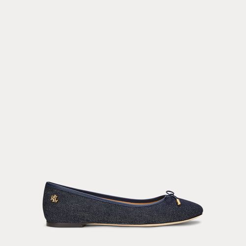 Jayna Denim Flat - Lauren - Modalova