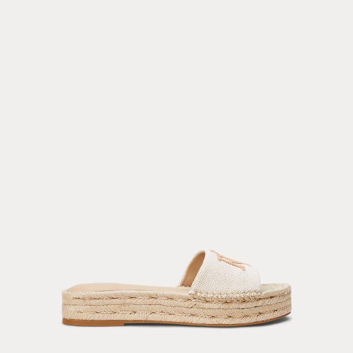 Polly Cross-Dyed Canvas Espadrille - Lauren - Modalova