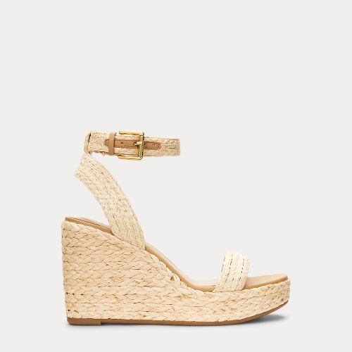 Hilarie IV Braided Raffia Espadrille - Lauren - Modalova