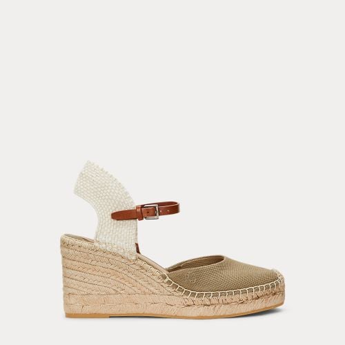 Robby Canvas & Jute Espadrille - Lauren - Modalova