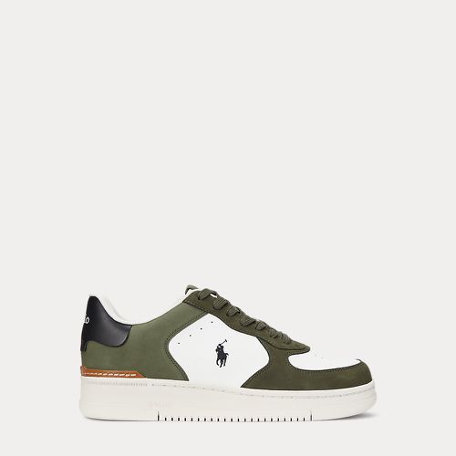 Masters Court Nubuck & Leather Trainer - Polo Ralph Lauren - Modalova