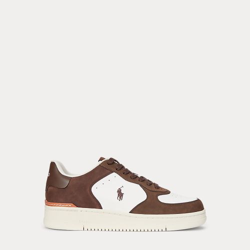 Masters Court Nubuck & Leather Trainer - Polo Ralph Lauren - Modalova