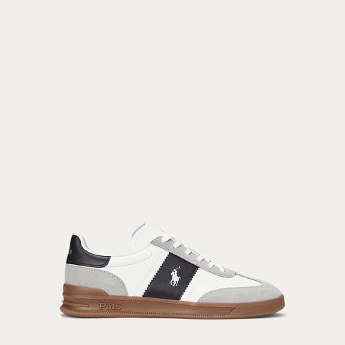 Heritage Aera Leather-Suede Trainer - Polo Ralph Lauren - Modalova