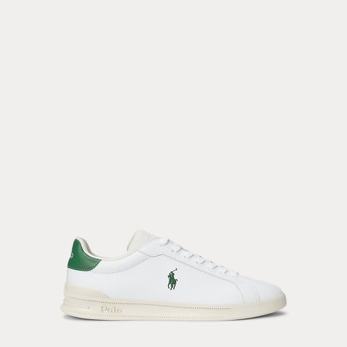 Heritage Court II Nappa Leather Trainer - Polo Ralph Lauren - Modalova