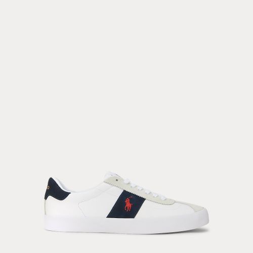 Court Vulc Leather-Suede Trainer - Polo Ralph Lauren - Modalova
