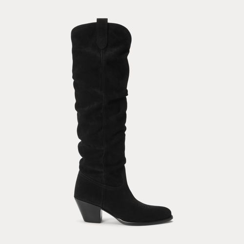 Suede Tall Western Boot - Polo Ralph Lauren - Modalova