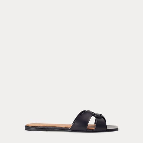 Leather O-Ring Sandal - Polo Ralph Lauren - Modalova