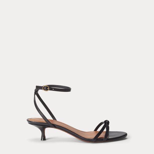 Leather Kitten-Heel Sandal - Polo Ralph Lauren - Modalova