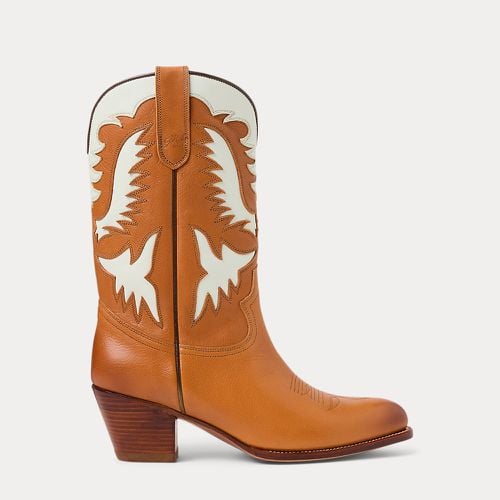 Leather Cowboy Boot - Polo Ralph Lauren - Modalova