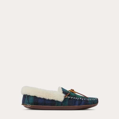 Yarmond Shearling-Lined Plaid Slipper - Polo Ralph Lauren - Modalova