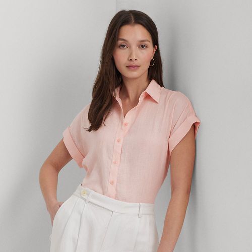 Relaxed Fit Linen Short-Sleeve Shirt - Lauren - Modalova