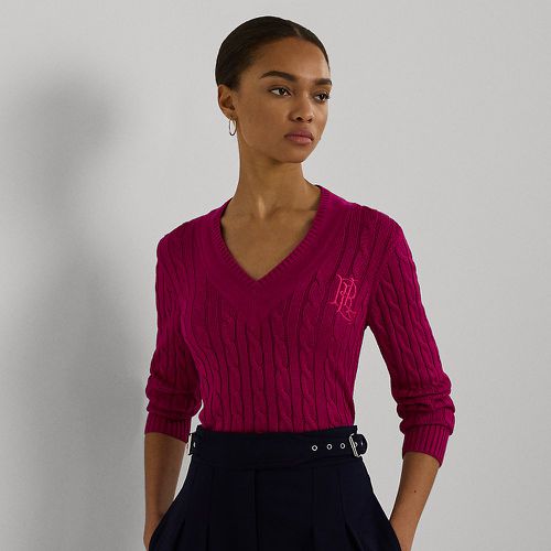 Cable-Knit Cricket Jumper - Lauren - Modalova