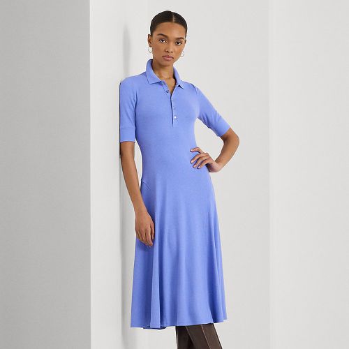 Cotton-Blend Polo Dress - Lauren - Modalova