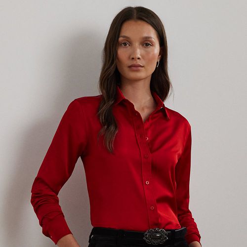 Classic Fit Satin Charmeuse Shirt - Lauren - Modalova