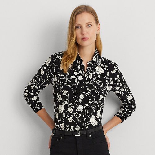 Slim Fit Floral Stretch Jersey Shirt - Lauren - Modalova