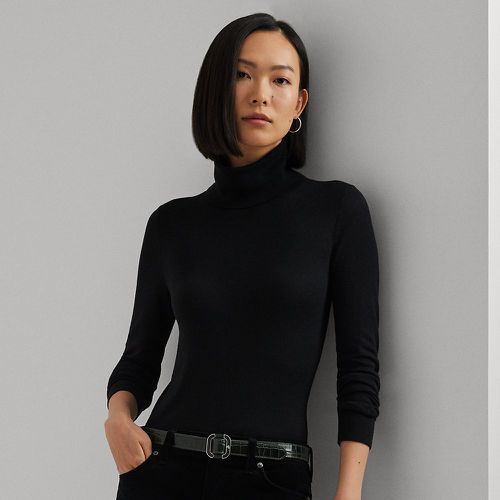 Silk-Blend Roll Neck Jumper - Lauren - Modalova