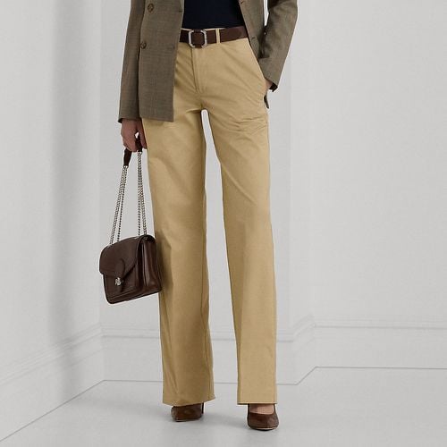 Cotton Twill High-Rise Trouser - Lauren - Modalova