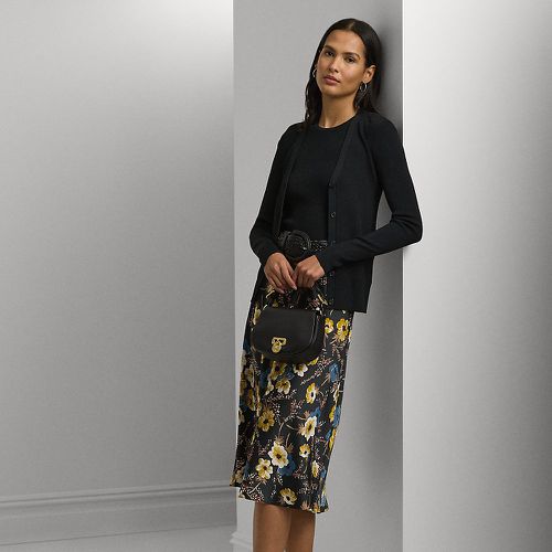 Floral Satin Charmeuse Midi Skirt - Lauren - Modalova