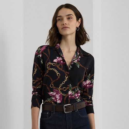 Classic Fit Print Crepe Shirt - Lauren - Modalova