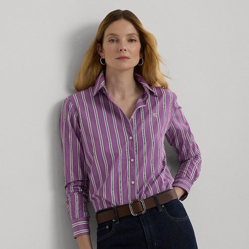 Classic Fit Striped Broadcloth Shirt - Lauren - Modalova