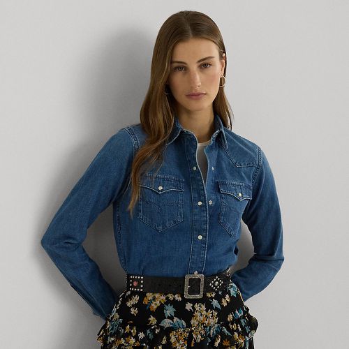 Slim Fit Denim Shirt - Lauren - Modalova