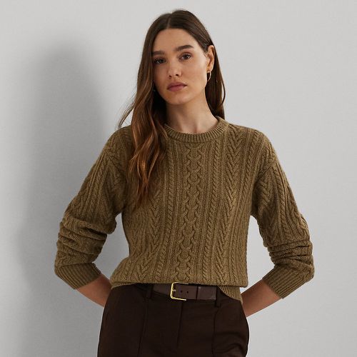 Cable-Knit Wool-Cashmere Jumper - Lauren - Modalova