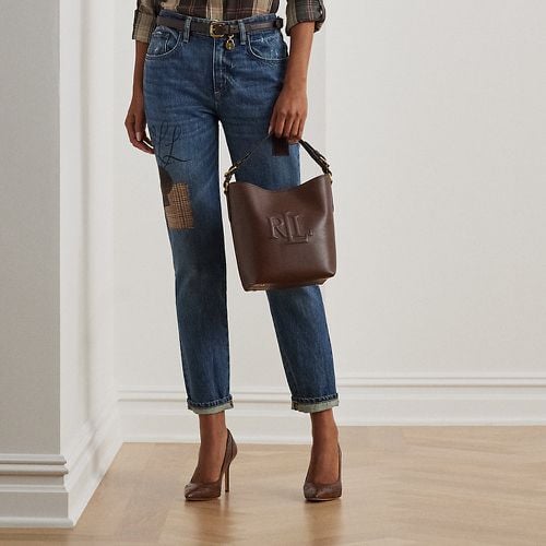 Patchwork Boyfriend Tapered Ankle Jean - Lauren - Modalova