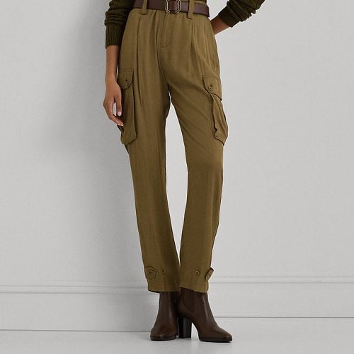 Twill Cargo Ankle Trouser - Lauren - Modalova