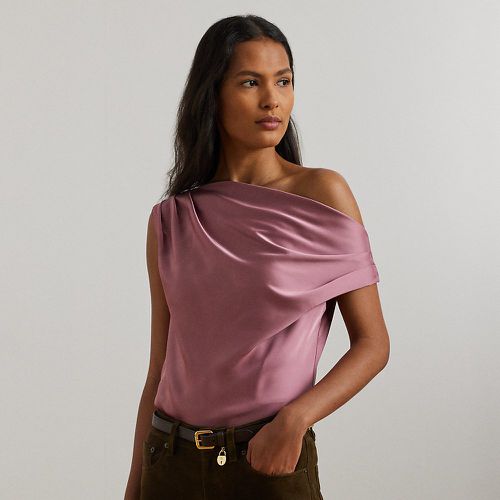 Satin Charmeuse Off-the-Shoulder Blouse - Lauren - Modalova