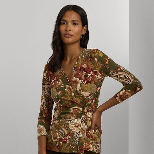 Floral Stretch Jersey Top - Lauren - Modalova