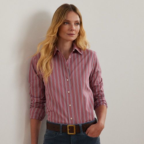 Classic Fit Striped Broadcloth Shirt - Lauren - Modalova