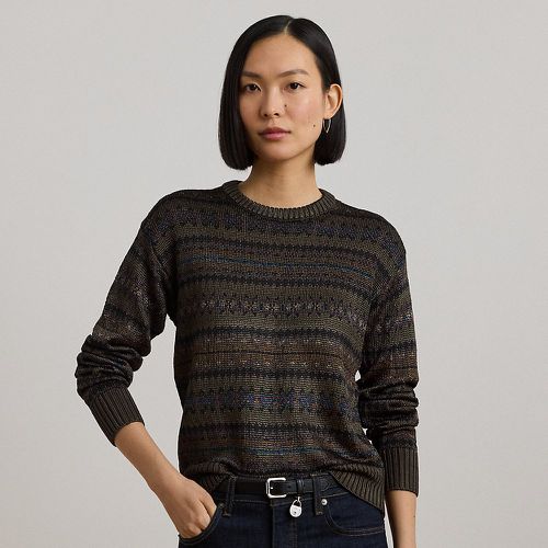 Fair Isle Crewneck Jumper - Lauren - Modalova