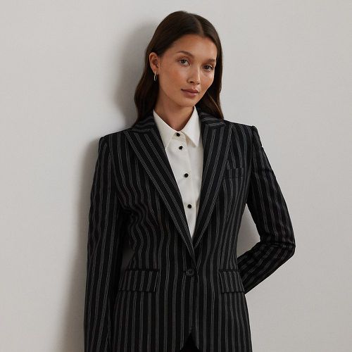 Striped Wool-Blend Blazer - Lauren - Modalova