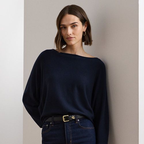 Cotton-Blend Dolman-Sleeve Jumper - Lauren - Modalova