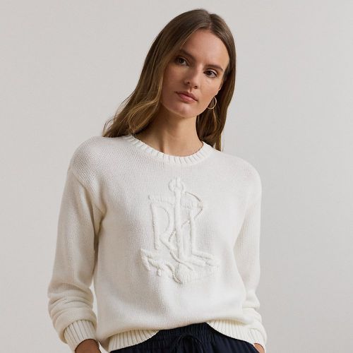 Anchor-Logo Combed Cotton Jumper - Lauren - Modalova