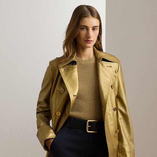 Metallic Lambskin Peacoat - Lauren - Modalova