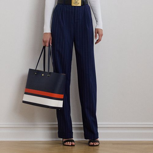 Pinstripe Wool-Blend Twill Trouser - Lauren - Modalova