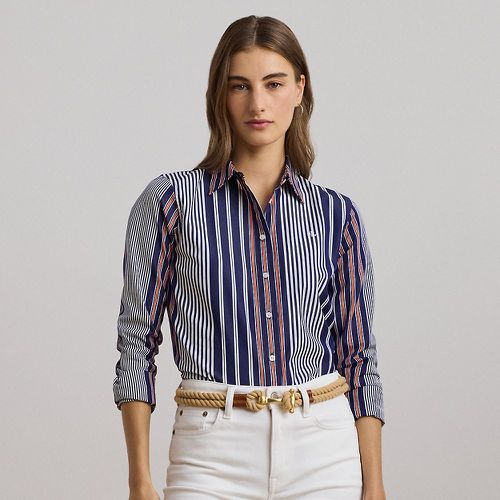 Classic Fit Striped Broadcloth Shirt - Lauren - Modalova