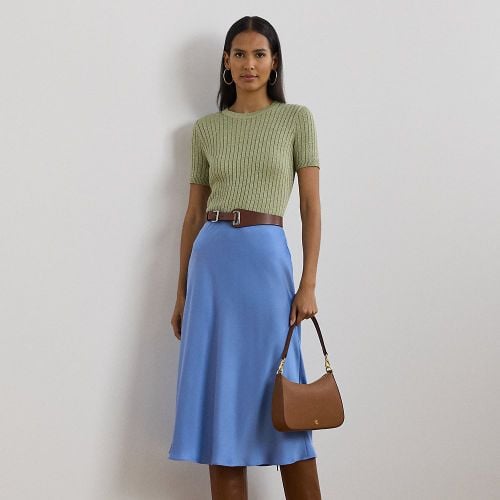 Satin Charmeuse Midi Skirt - Lauren - Modalova