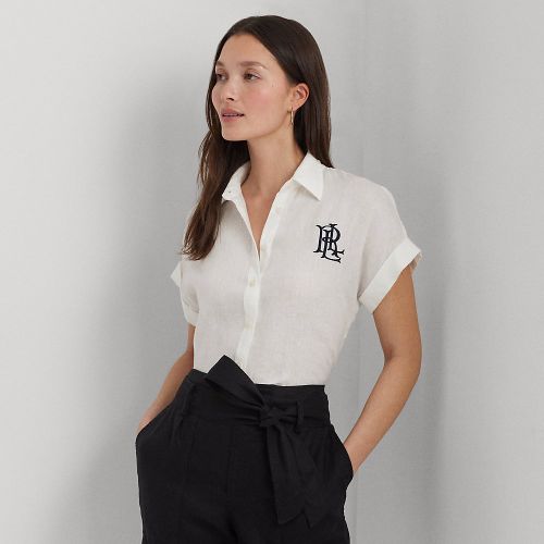 Relaxed Fit Linen Short-Sleeve Shirt - Lauren - Modalova
