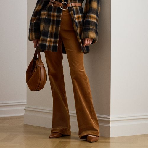 High-Rise Corduroy Flare Trouser - Lauren - Modalova