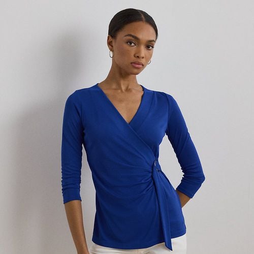 Petite - Stretch Jersey Top - Lauren Petite - Modalova