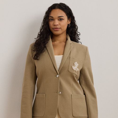 Grandes Tailles - Blazer en jacquard à broderie bullion - Lauren Curve - Modalova