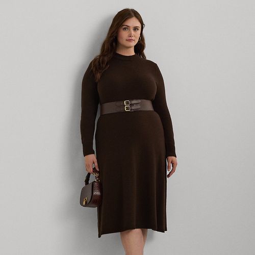 Curve - Wool-Blend Long-Sleeve Jumper Dress - Lauren Curve - Modalova