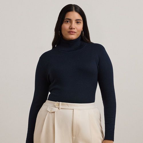 Curve - Silk-Blend Roll Neck Jumper - Lauren Curve - Modalova