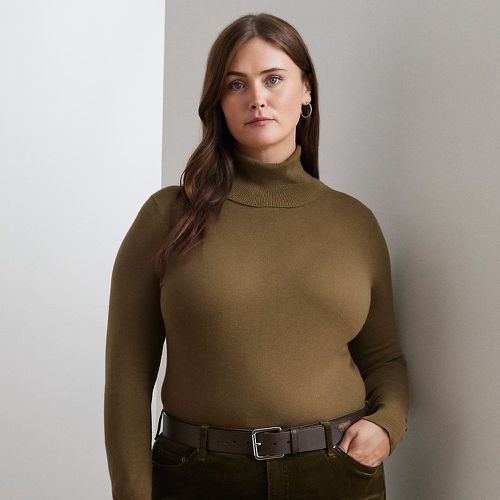 Curve - Silk-Blend Roll Neck Jumper - Lauren Curve - Modalova