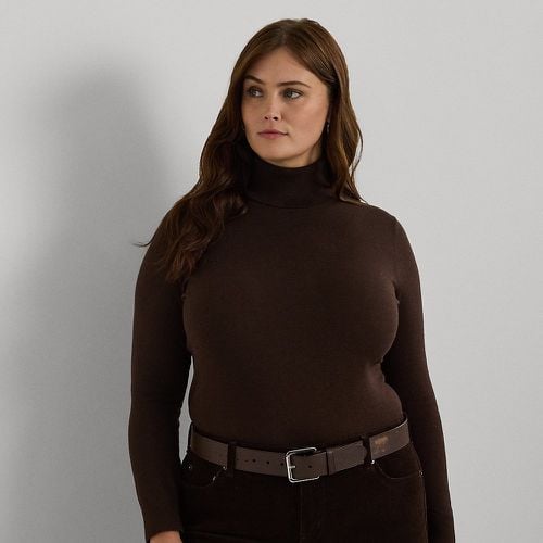 Curve - Silk-Blend Roll Neck Jumper - Lauren Curve - Modalova